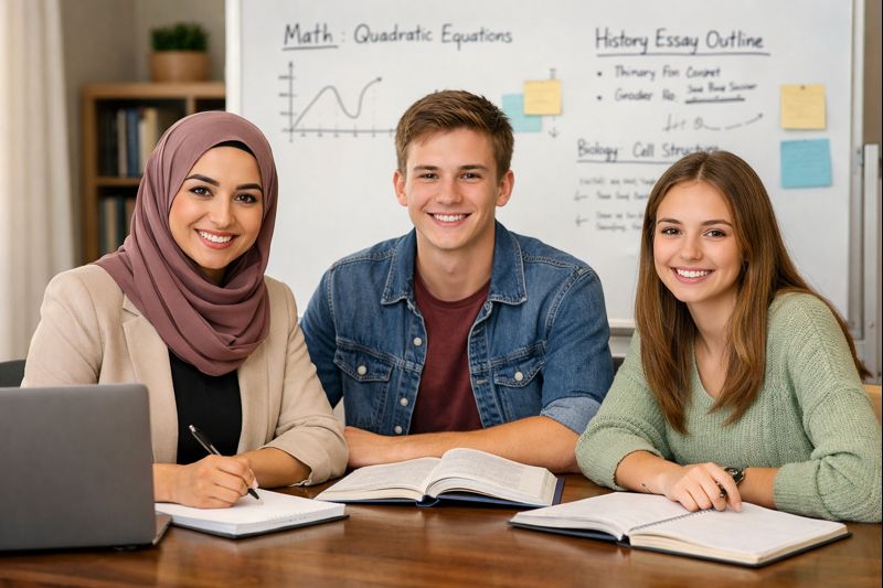 Zahra, Engineering Honours Graduate, tutoring HSC Mathematics students